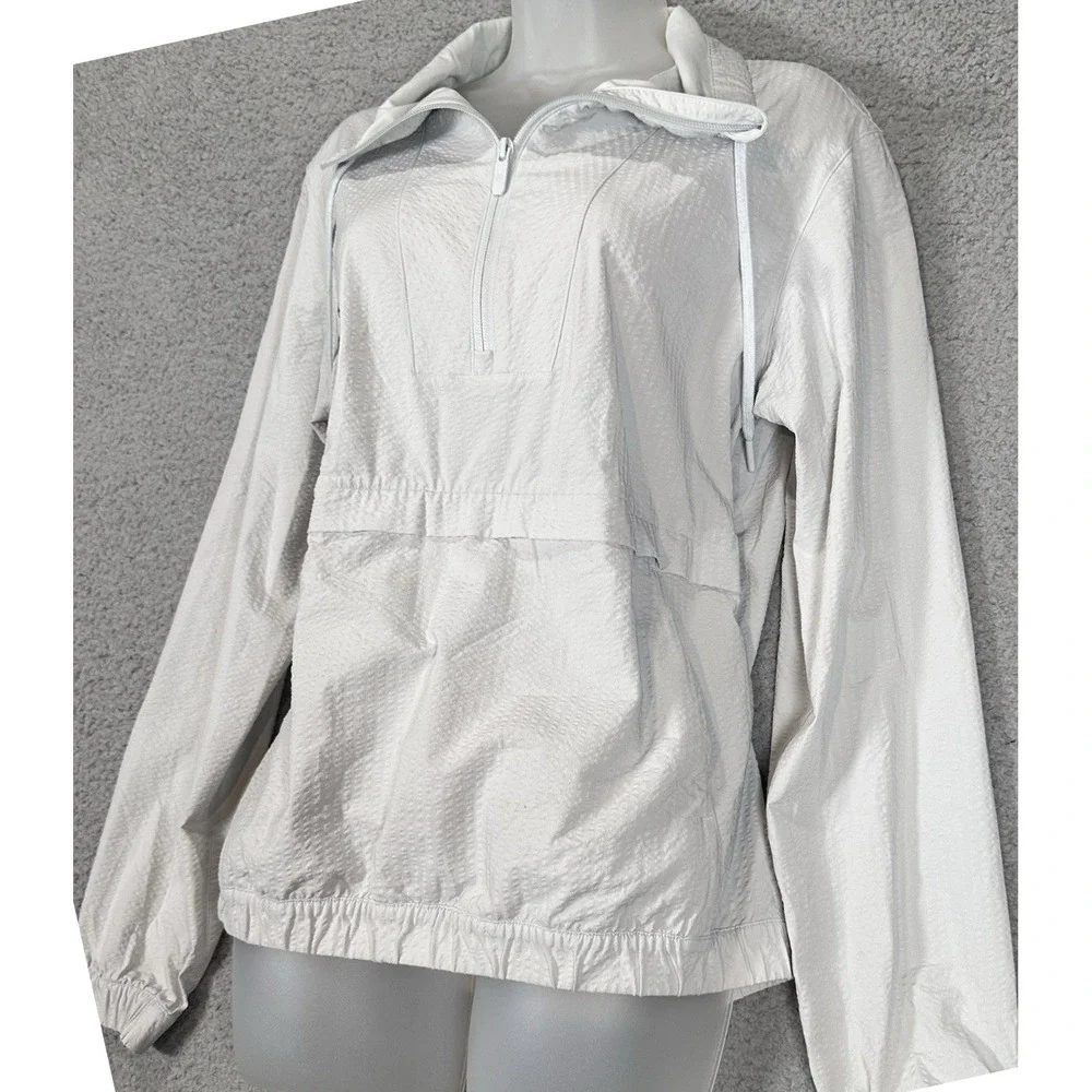 Lululemon Pack Light Pullover Women's 6 Ocean Air Packable UV Half Zip Jacket